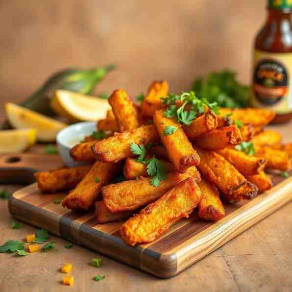 Crispy Spicy Breadfruit Fries - Easy Jamaican Food Dish